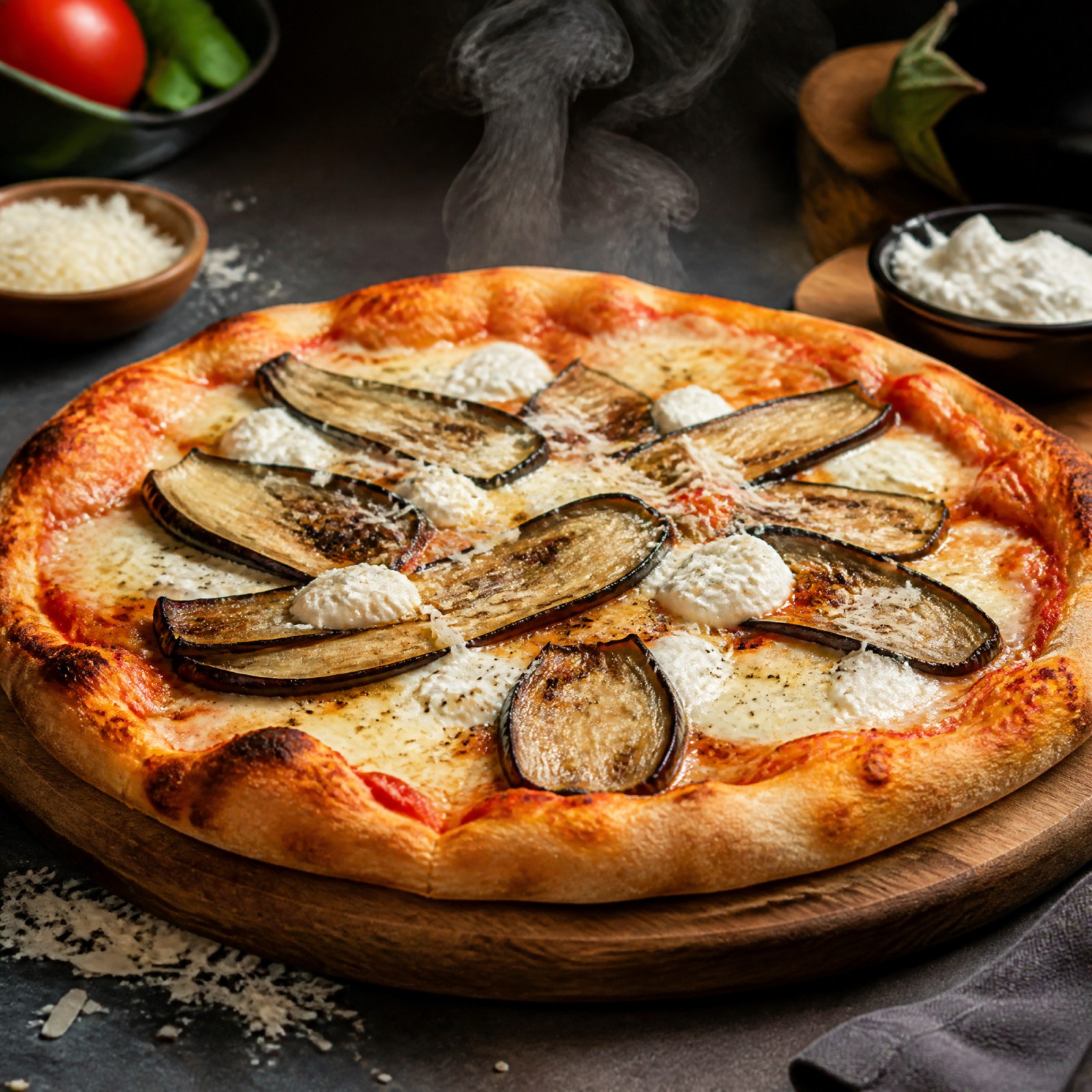 İsli Patlıcan Pizza