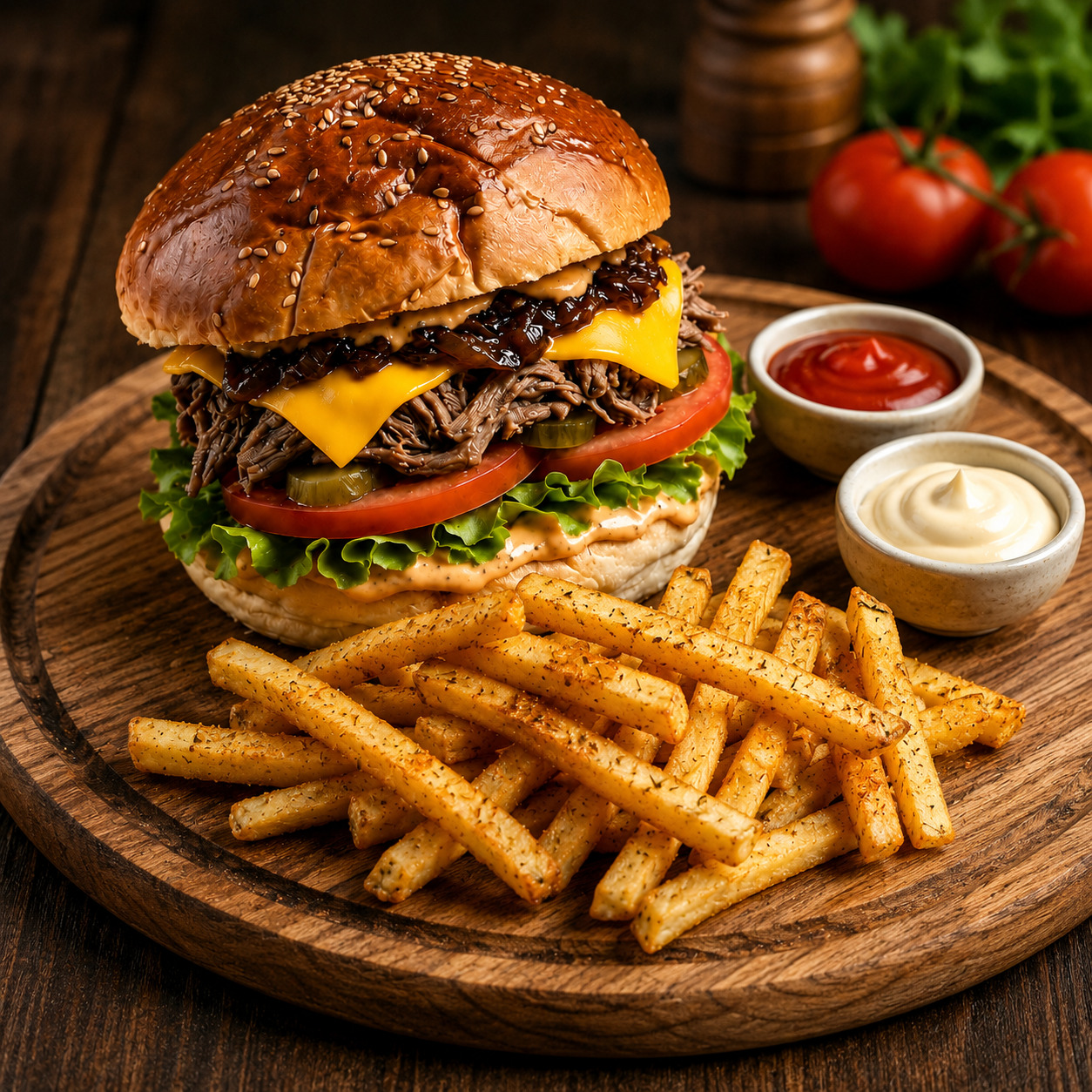 Rota Deluxe Kavurmalı Burger