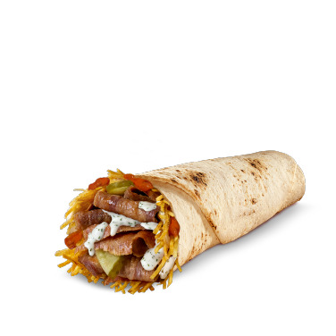 Cacık Soslu Dürüm Et Döner
