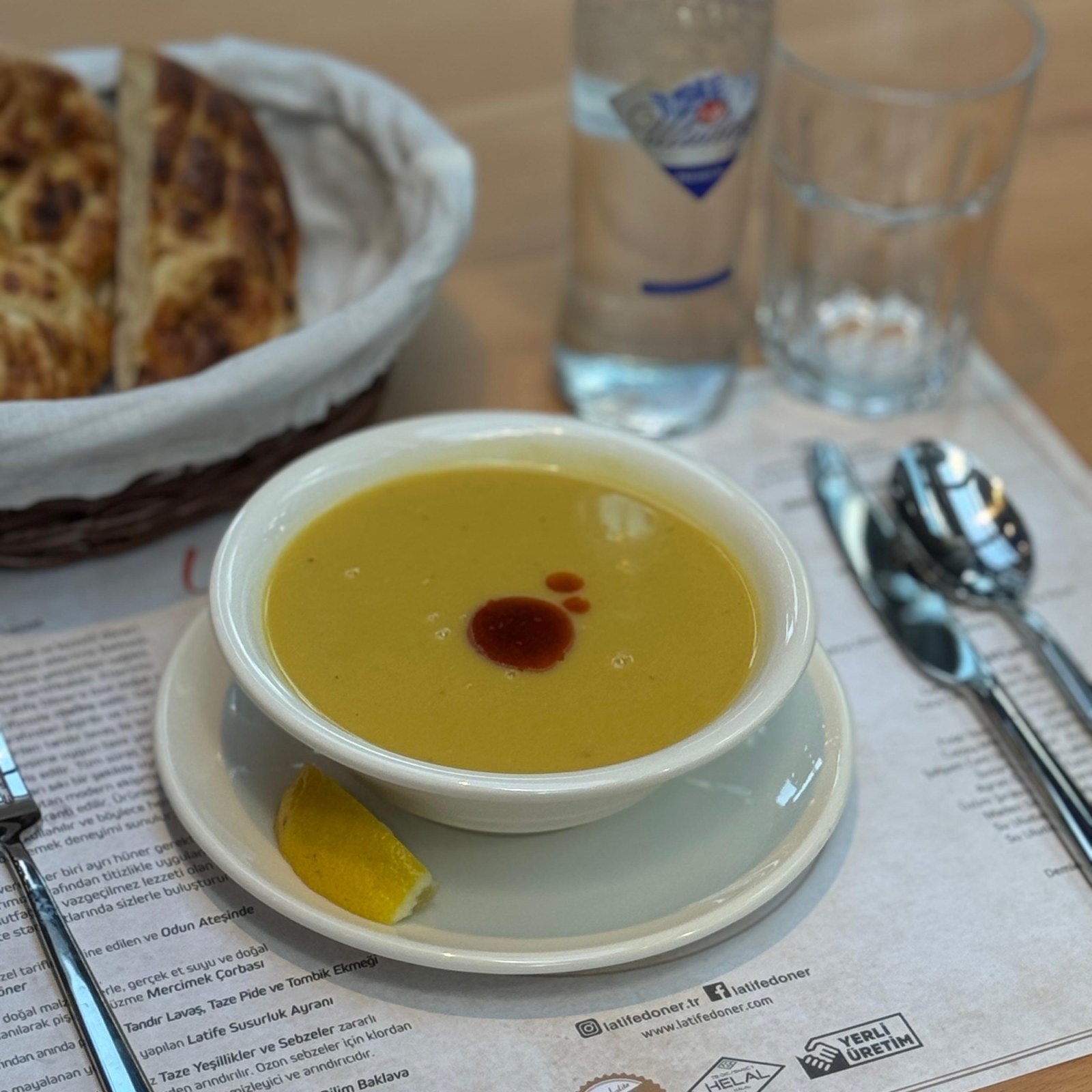 Süzme Mercimek Çorbası (Az)