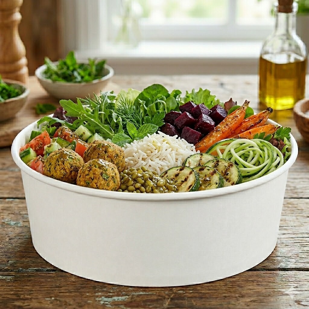 Falafel & Basmati Bowl
