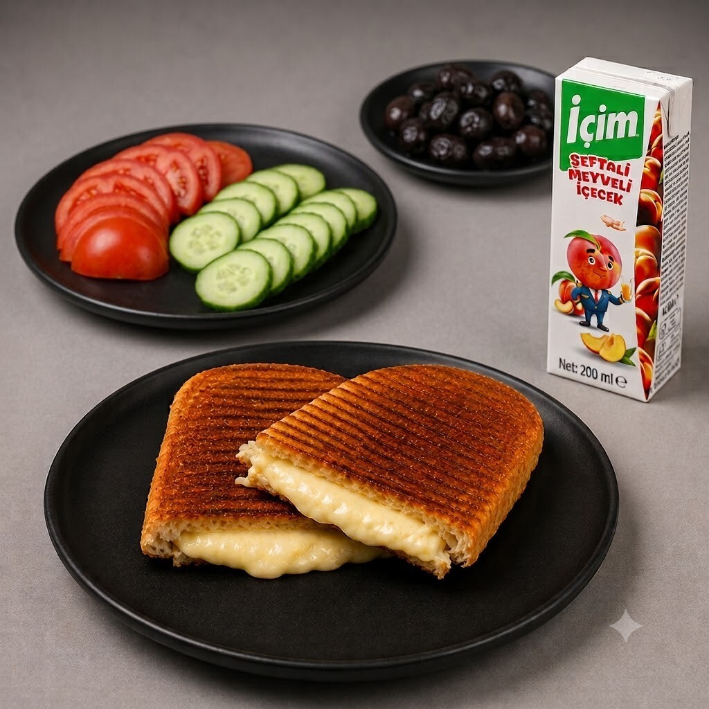 Kaşarlı Tost Menü