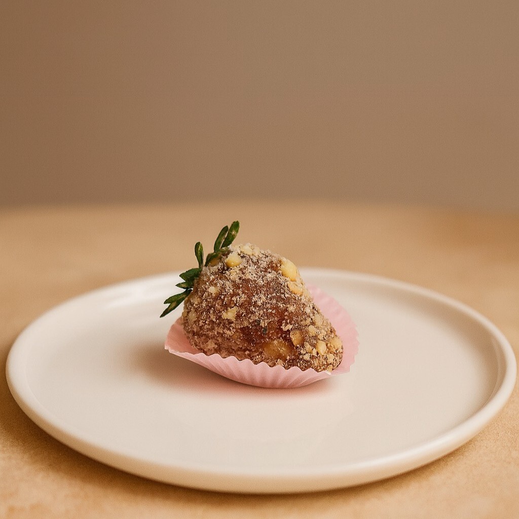 ÇITIRLI STRAWBERRY DIP SÜTLÜ ÇİKOLATALI (1ADET)