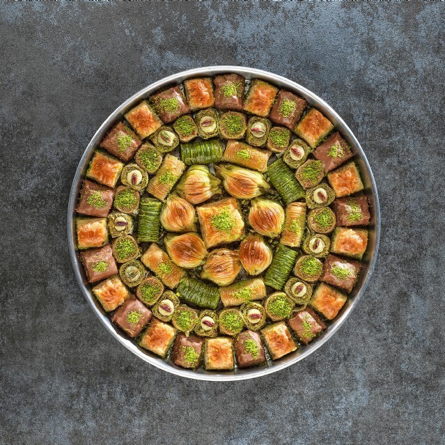 Fıstıklı Karışık Baklava (500 Gr)