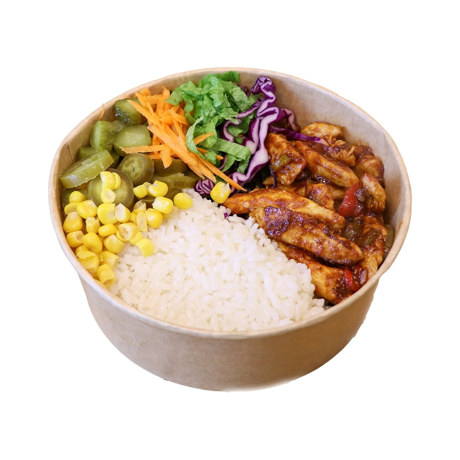 Barbekü Soslu Tavuk-Pilav(Büyük)