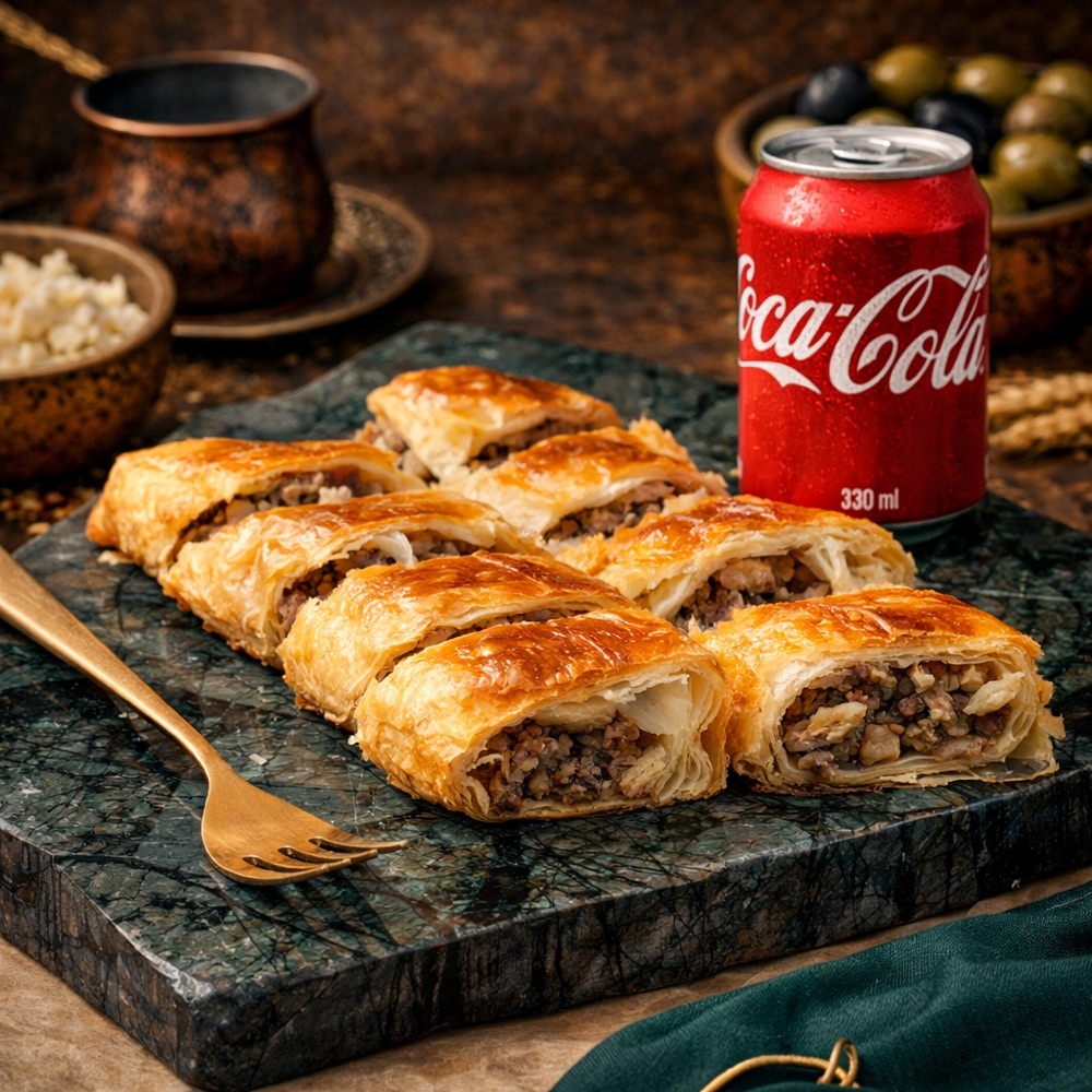 Kıymalı Kol Börek (250 gr) + Ayran (175 ml)