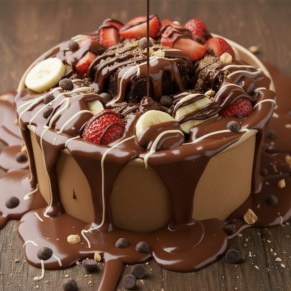 Classic Meyveli Brownie Bowl Large