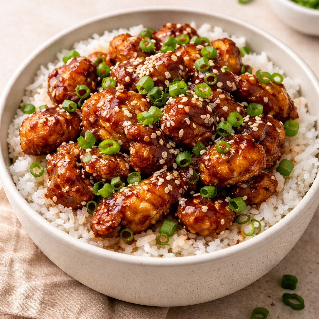 Fried Chicken Bowl ( Teriyaki )