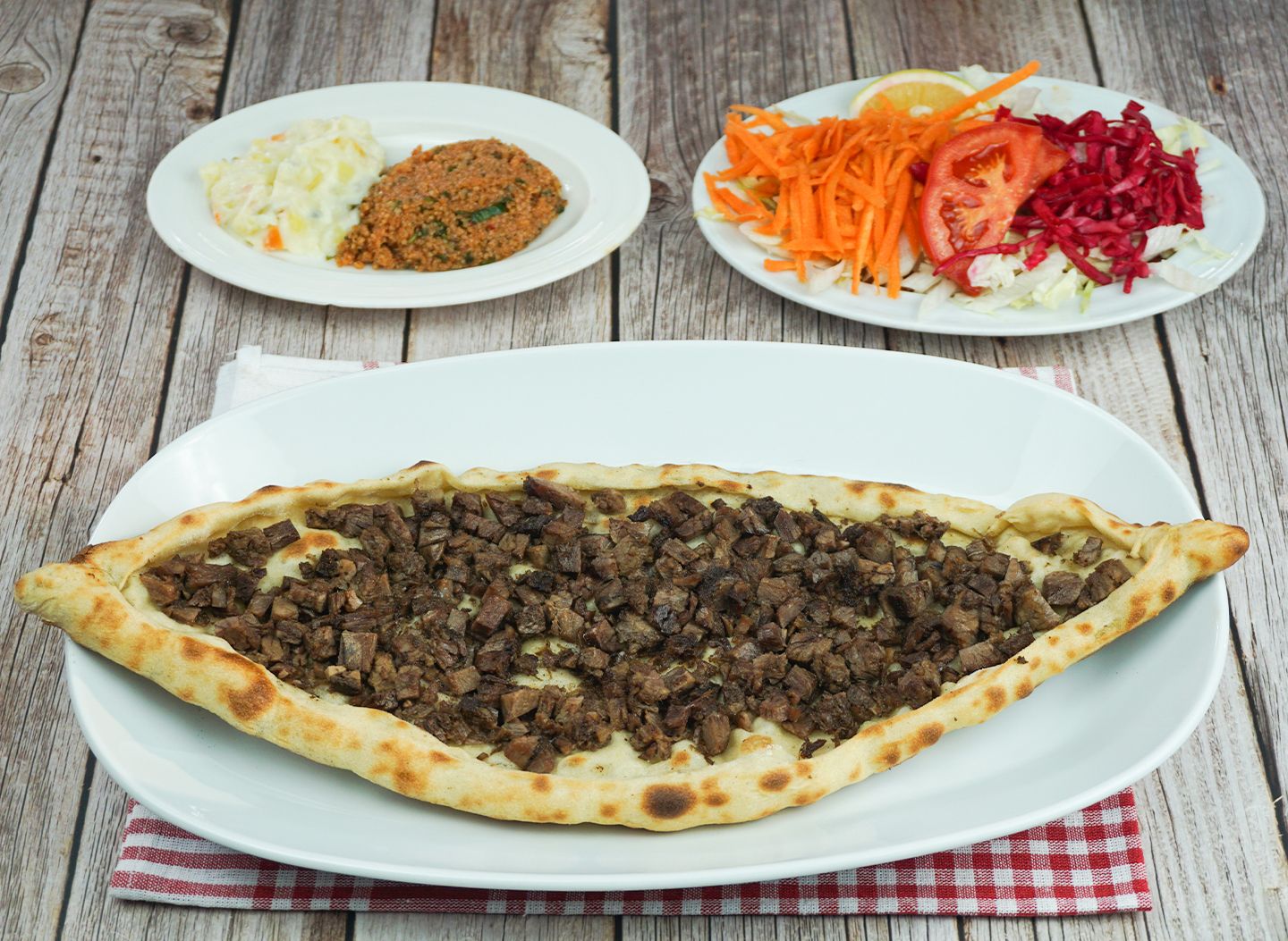 Kavurmalı Kaşarlı Pide (AÇIK)
