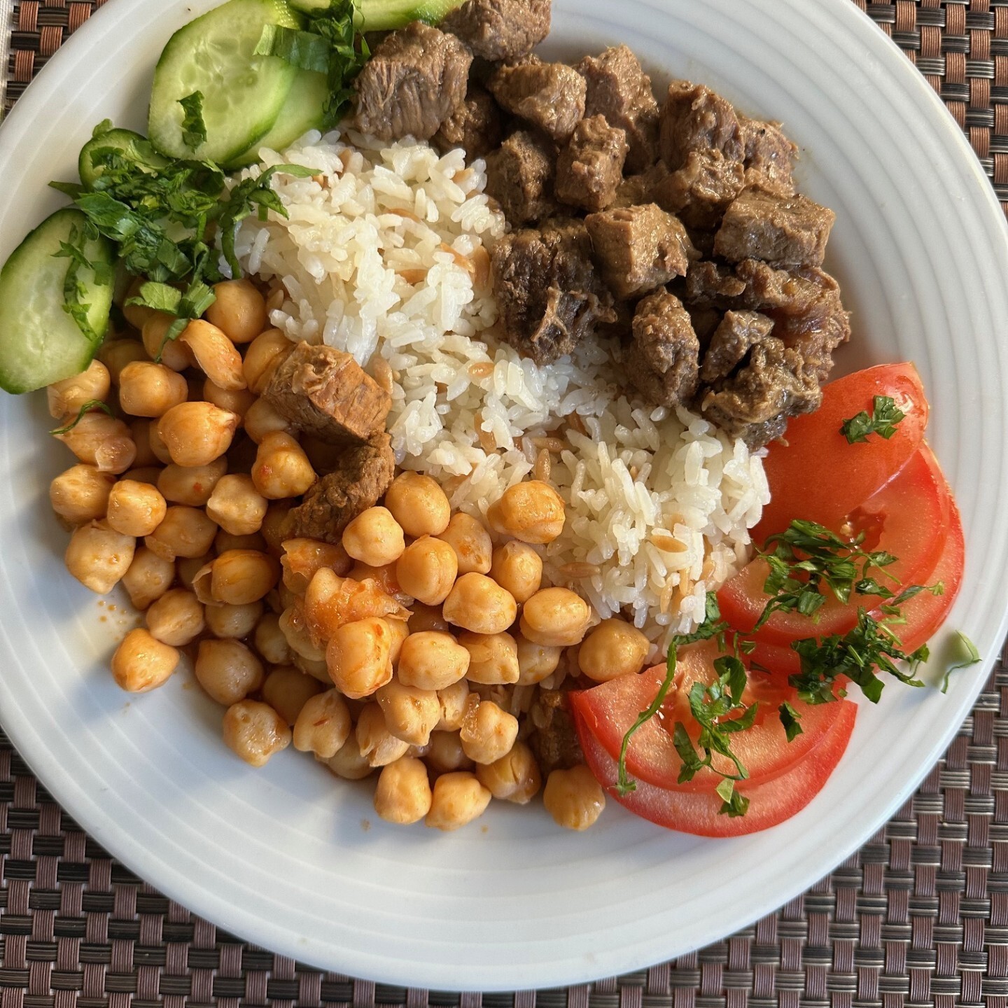 Nohut-Kavurma Aşçı Tabağı