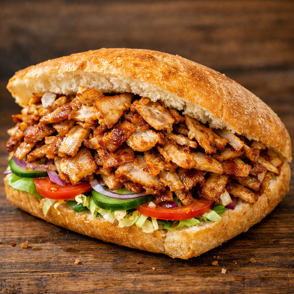 Yarım Ekmek Arası Tavuk Döner Menü