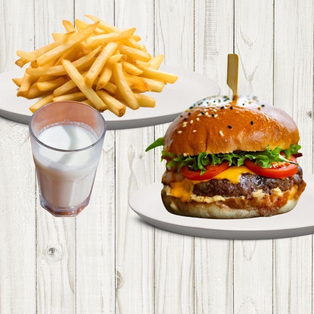 Cheeseburger Menü