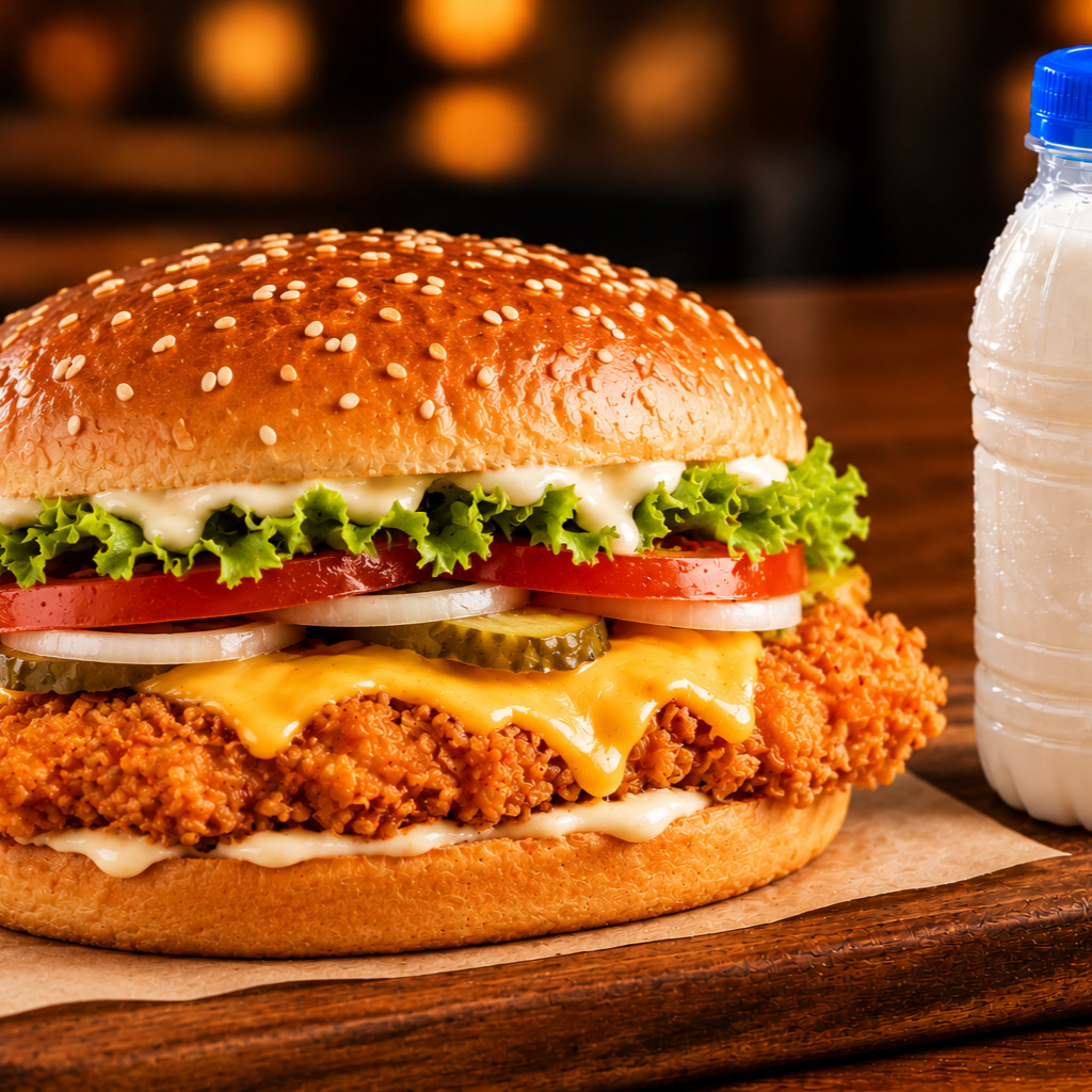 Tavuk Burger Menü