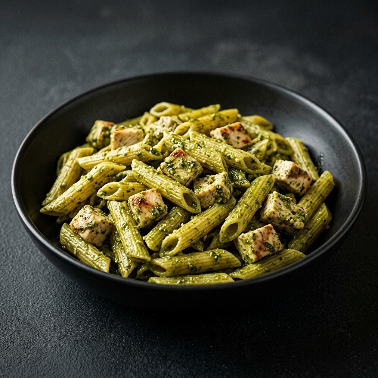Tavuklu Fesleğenli Penne