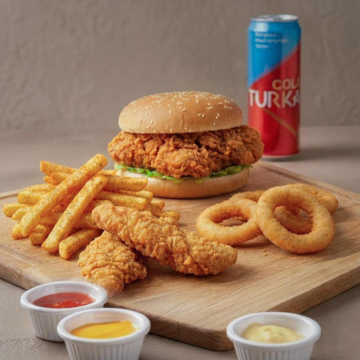 BONKÖR BABAYİĞİT ÇITIR TAVUK BURGER