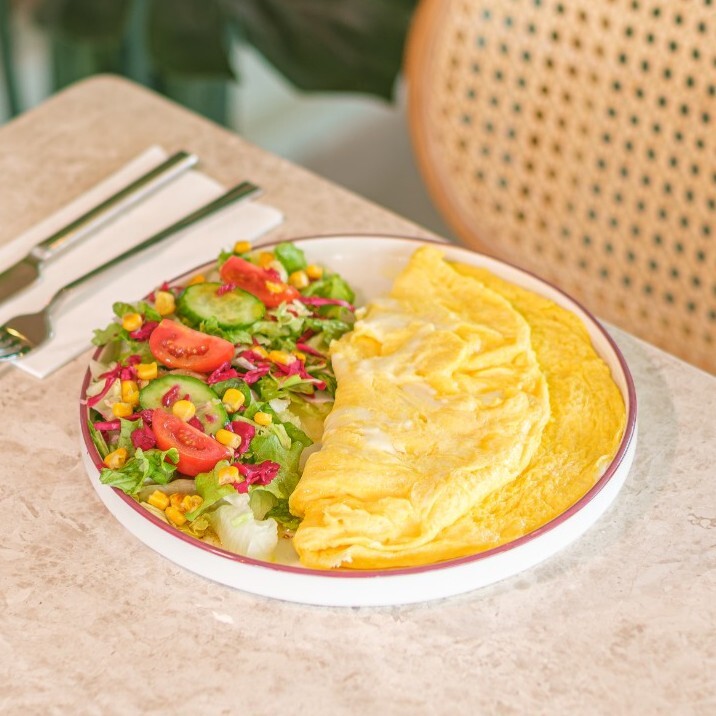Çift peynirli omlet