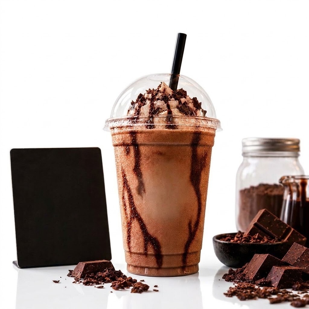 iced chocolate shake