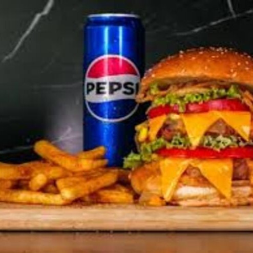Double Burger Menü