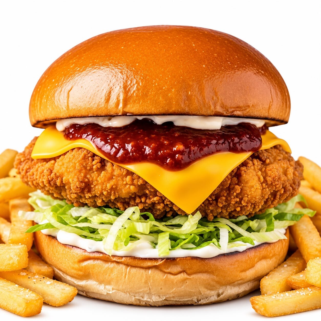 Crispy Chipotle Burger Menü