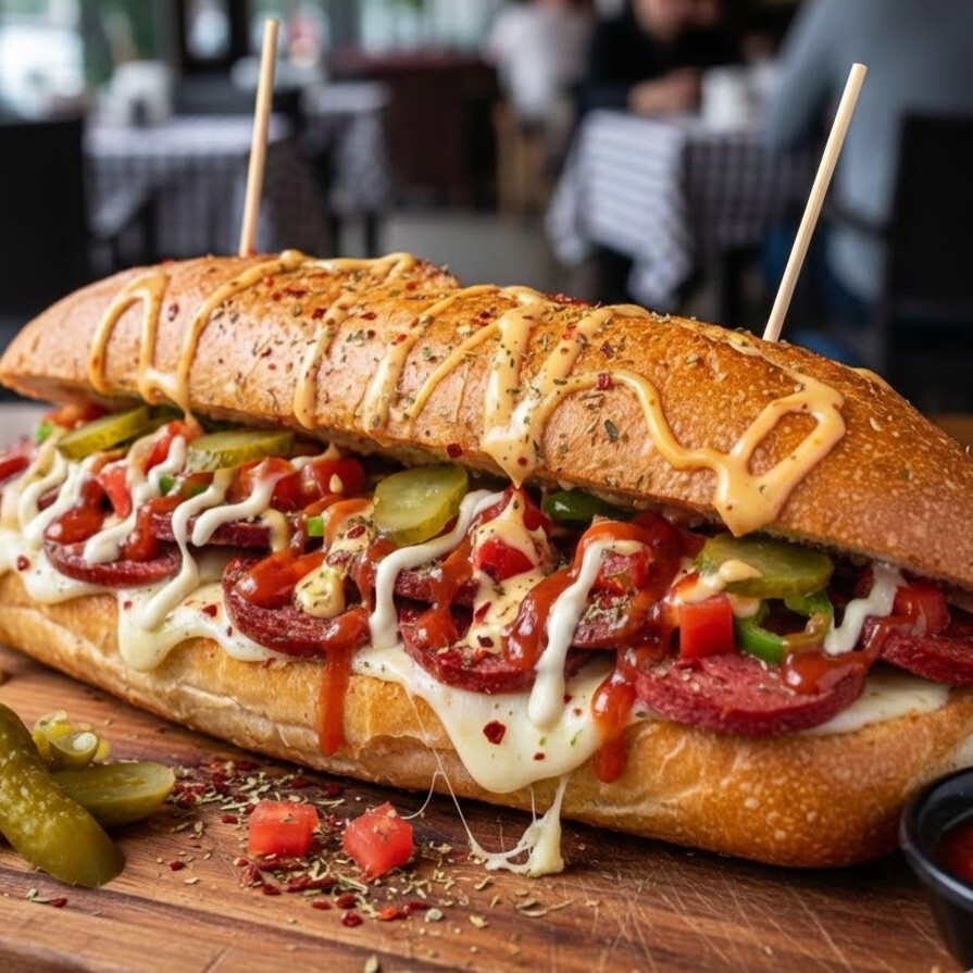 Jumbo Ekmeğine Yengen Tost