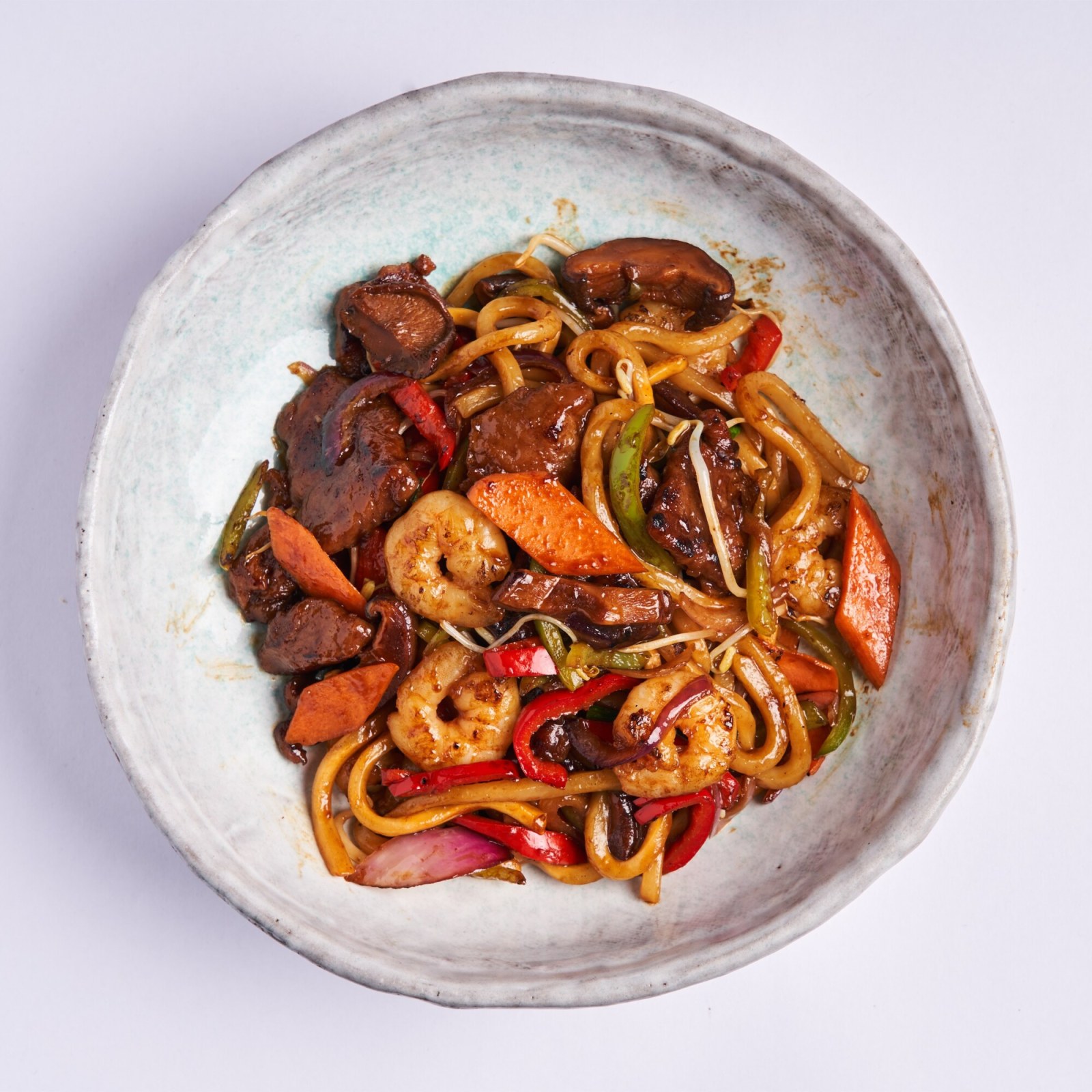 Mongolian Surf & Turf Udon