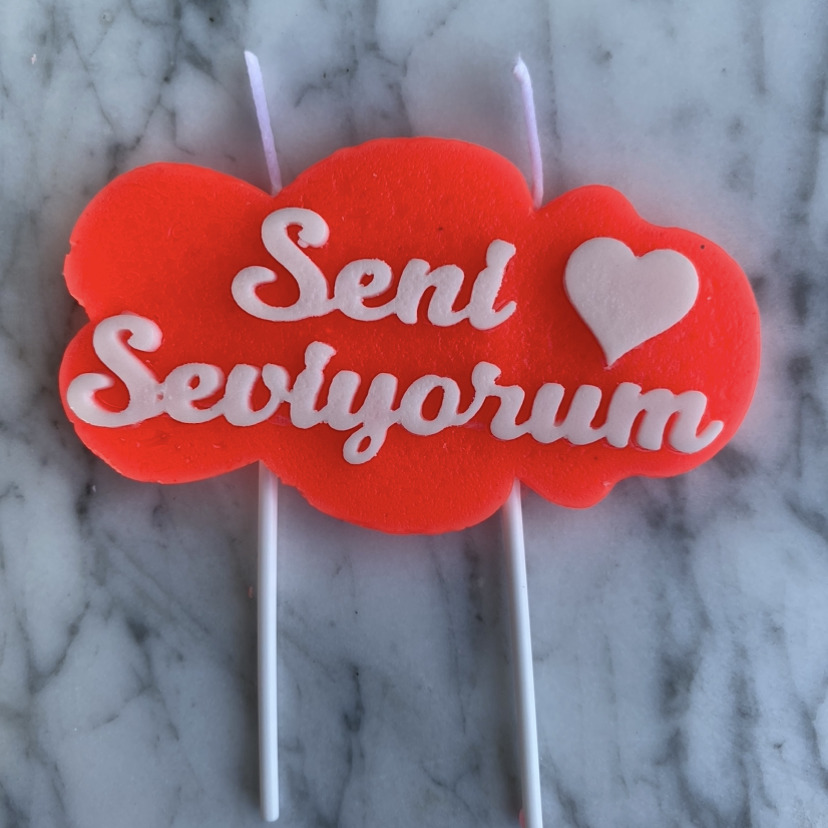 Özel Mesajlı Mum (Adet)