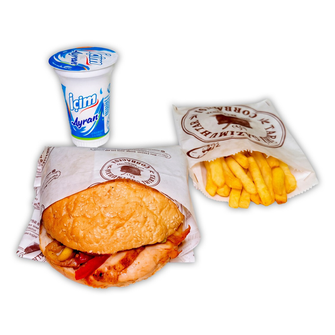 Gazimuhtar Özel Tavuk Döner Burger Menü