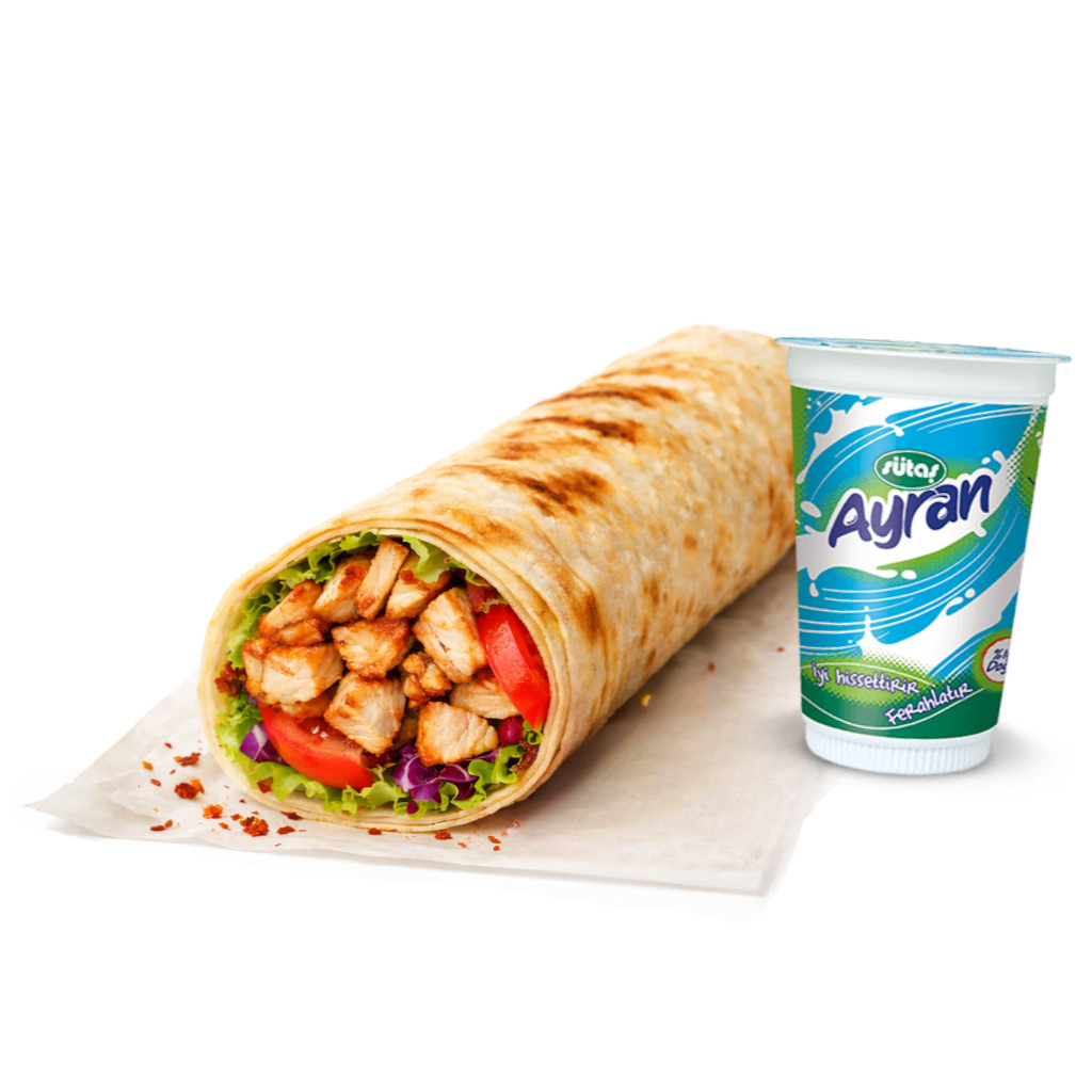 Ekonomik Small Tavuk Dürüm (Menü)