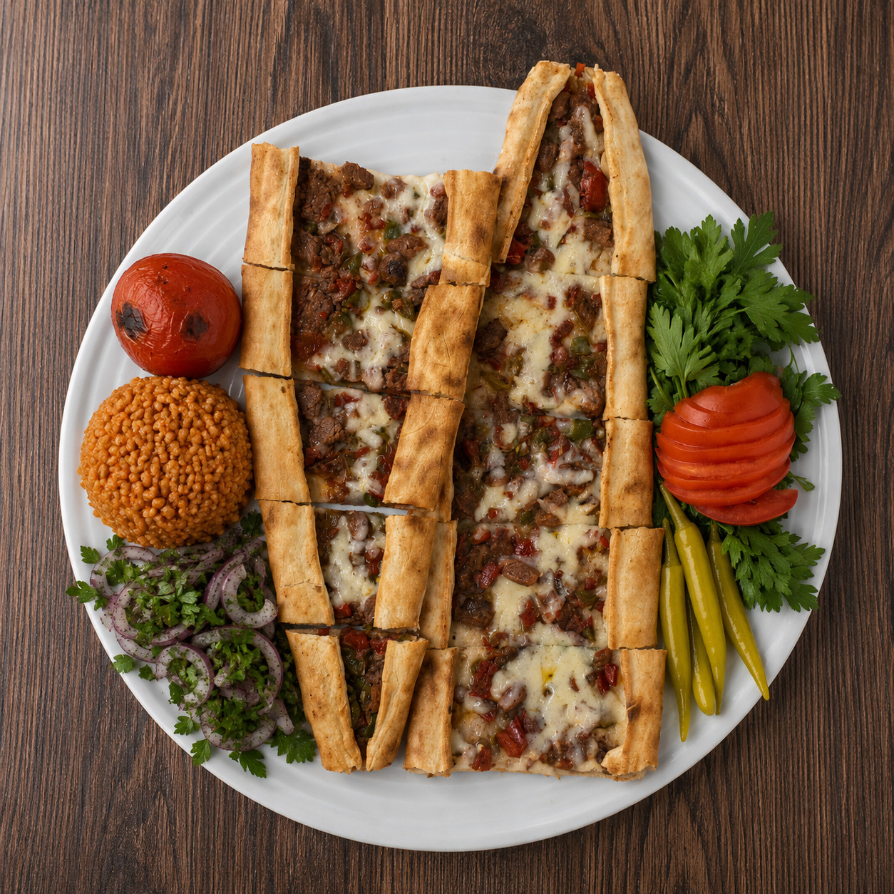 Kuşbaşılı Kaşarlı Pide