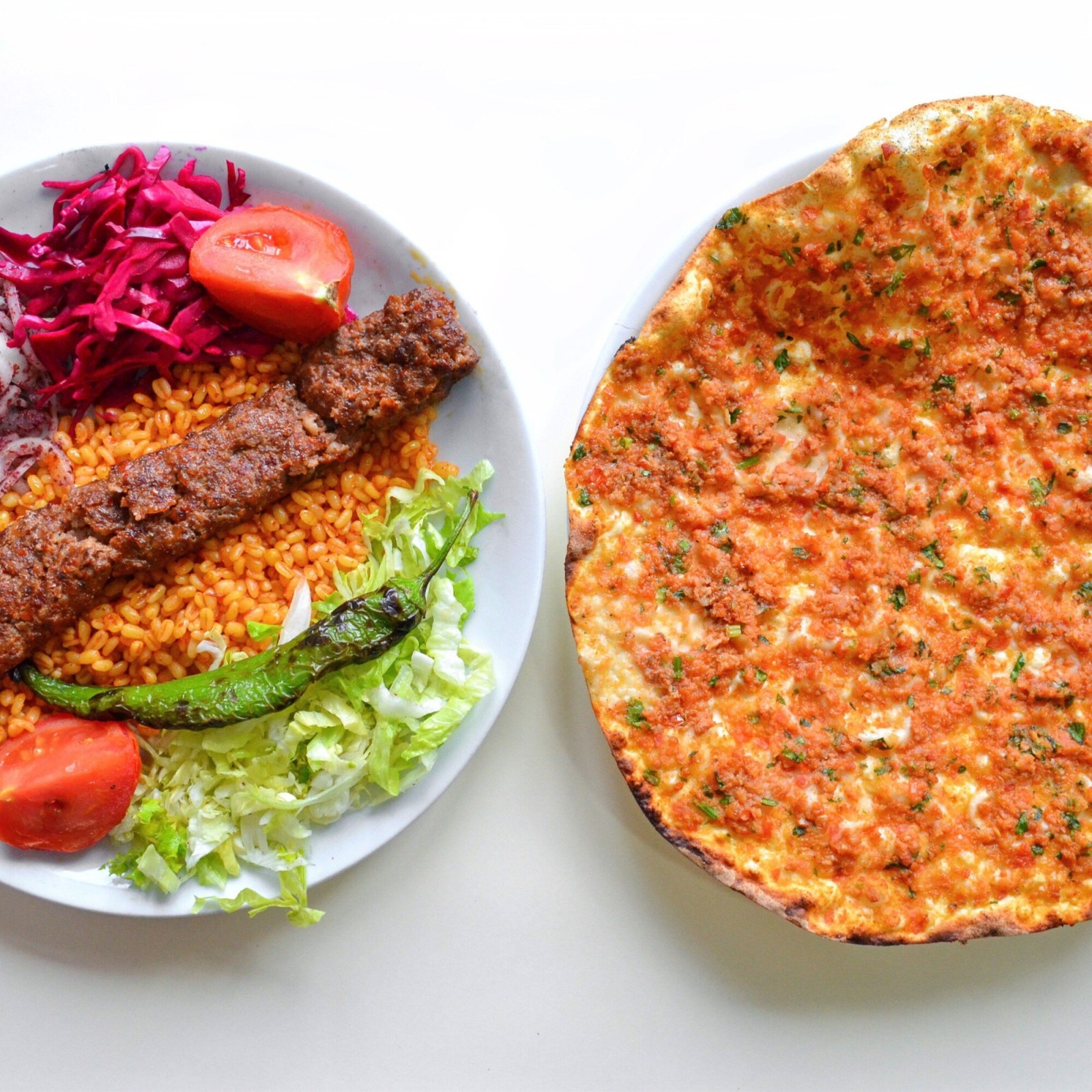 2 Şiş Adana + 2 Lahmacun + Ayran