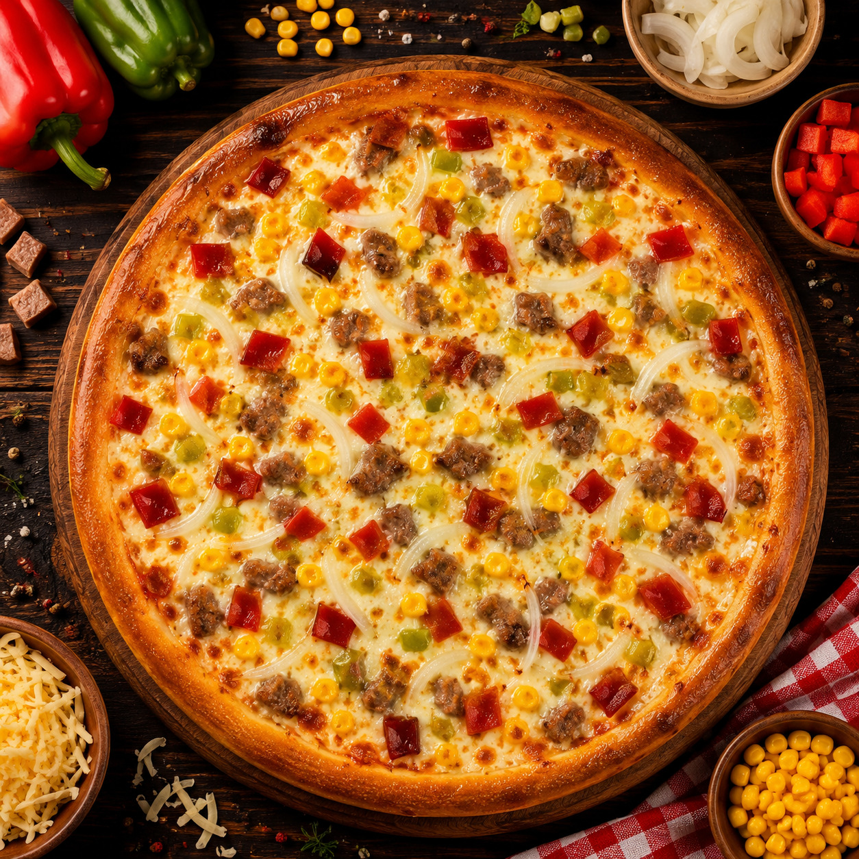Ton Balıklı Pizza KÜÇÜK BOY