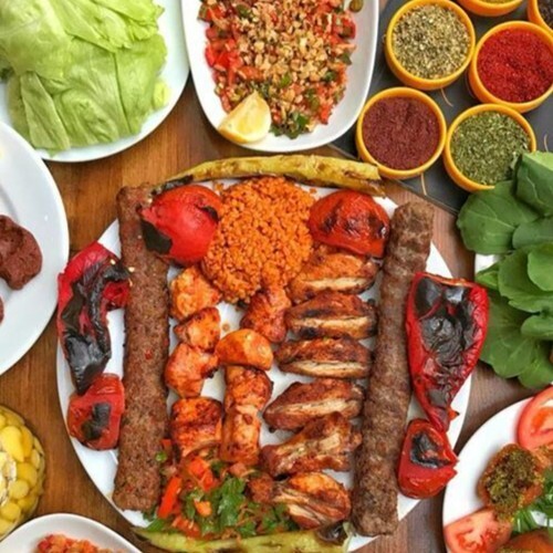 1 Şiş Kanat 2 Şiş Adana 2 Şiş Tavuk