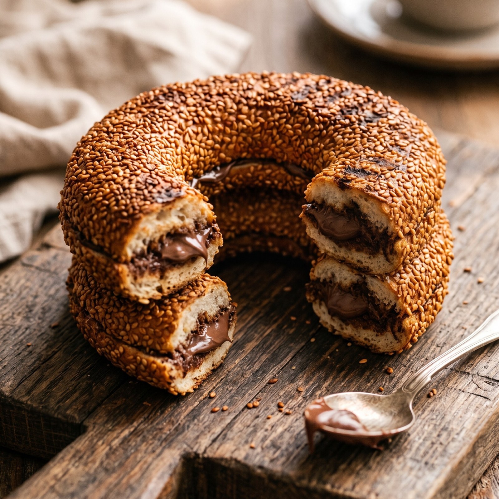 Nutella Simit Tost