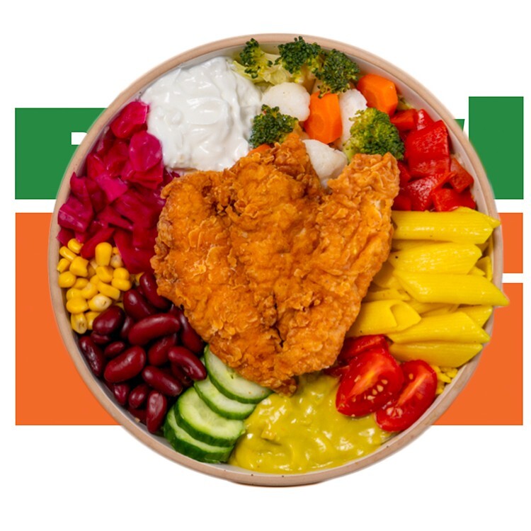 Çıtır Tavuklu Bowl