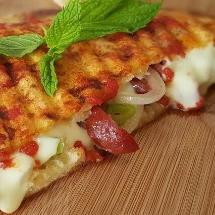 Yumurtalı Tost (bazlama)