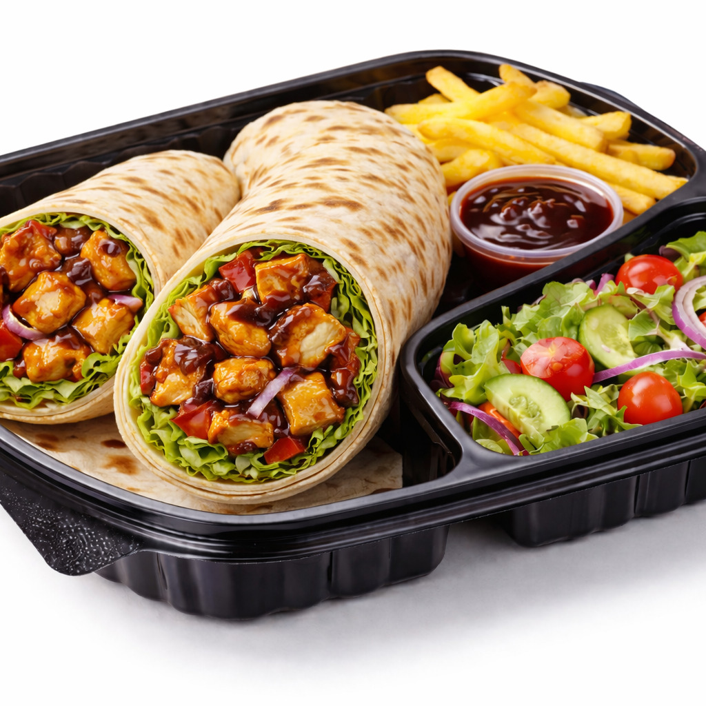 Teriyaki Soslu Tavuk Soteli Wrap