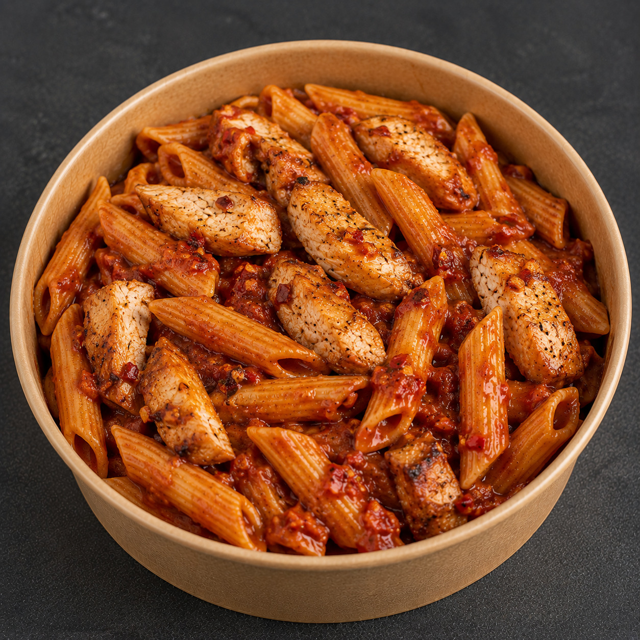 Tavuklu Arrabbiata Soslu Penne Makarna