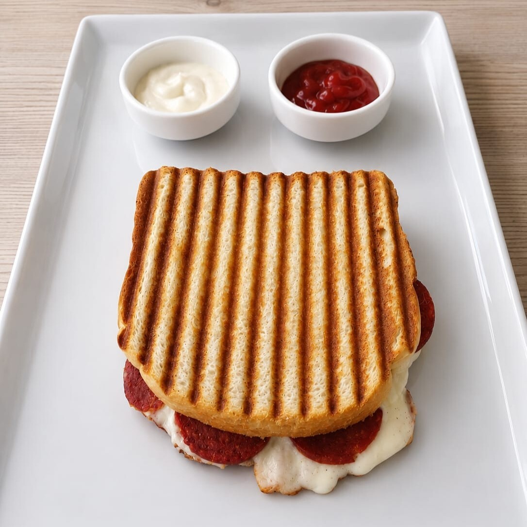 Kaşarlı ve Sucuklu Tost