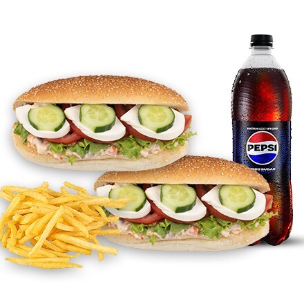 2 Li Beyaz peynirli Menü