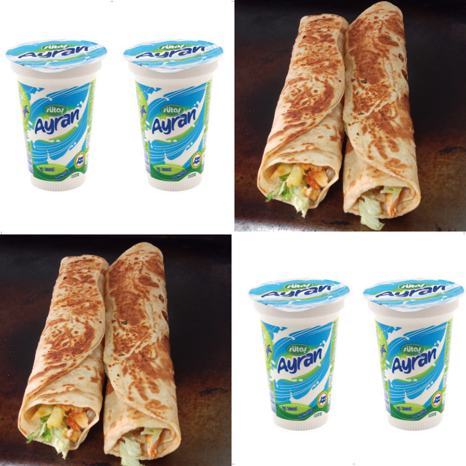 El Açması Yaren Dürüm (4 Adet)(4 Adet Ayran)