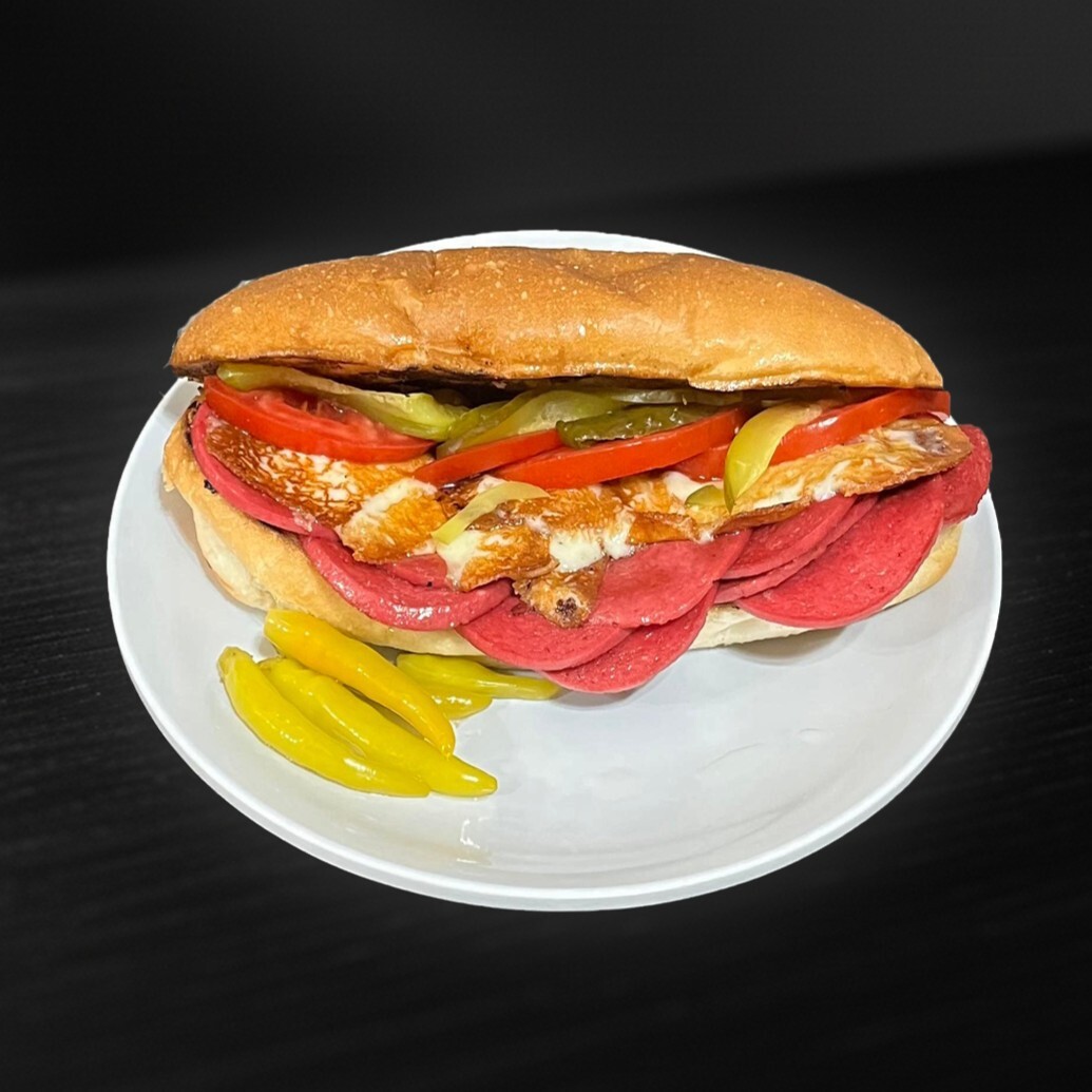 Salamlı Kaşarlı Sandviç