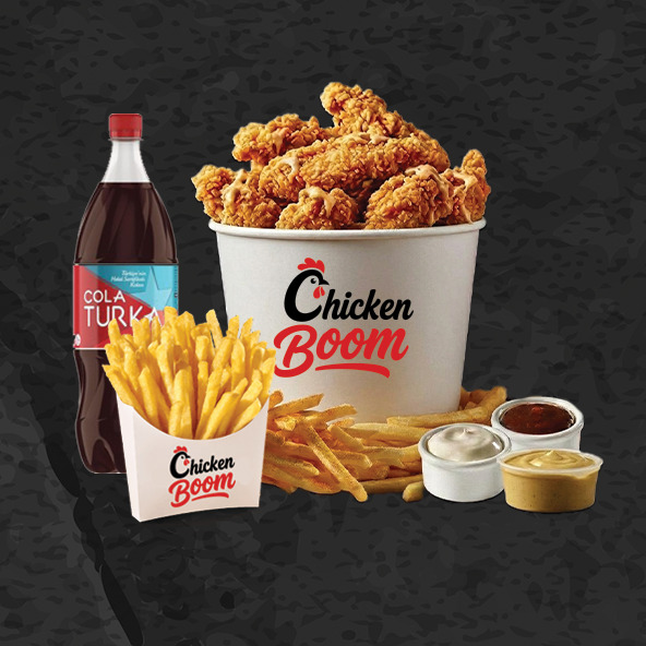Chicken Boom Kemiksiz Kova (3 Kişilik)