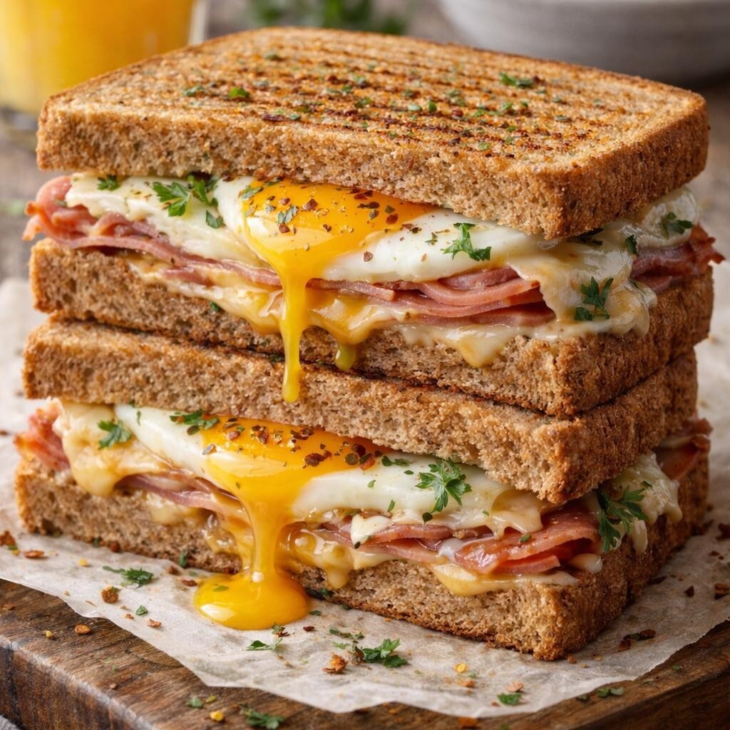 3/4 ekmek arası yumurtalı tost