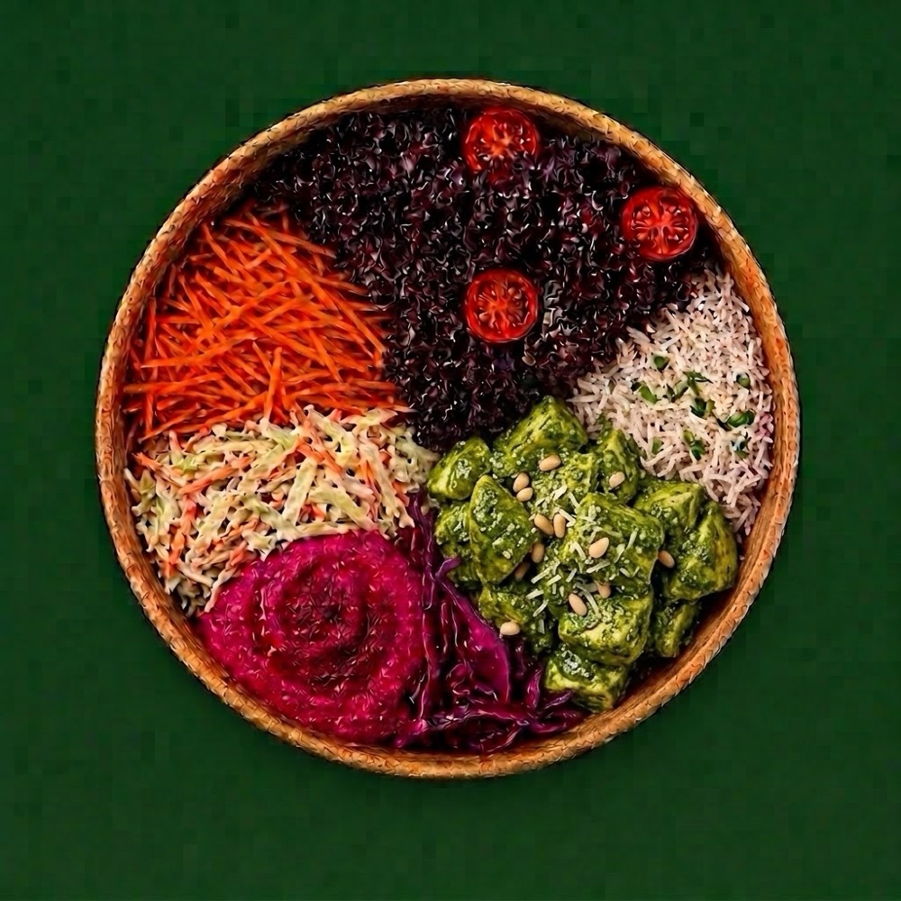 Pesto Soslu Tavuk Kase