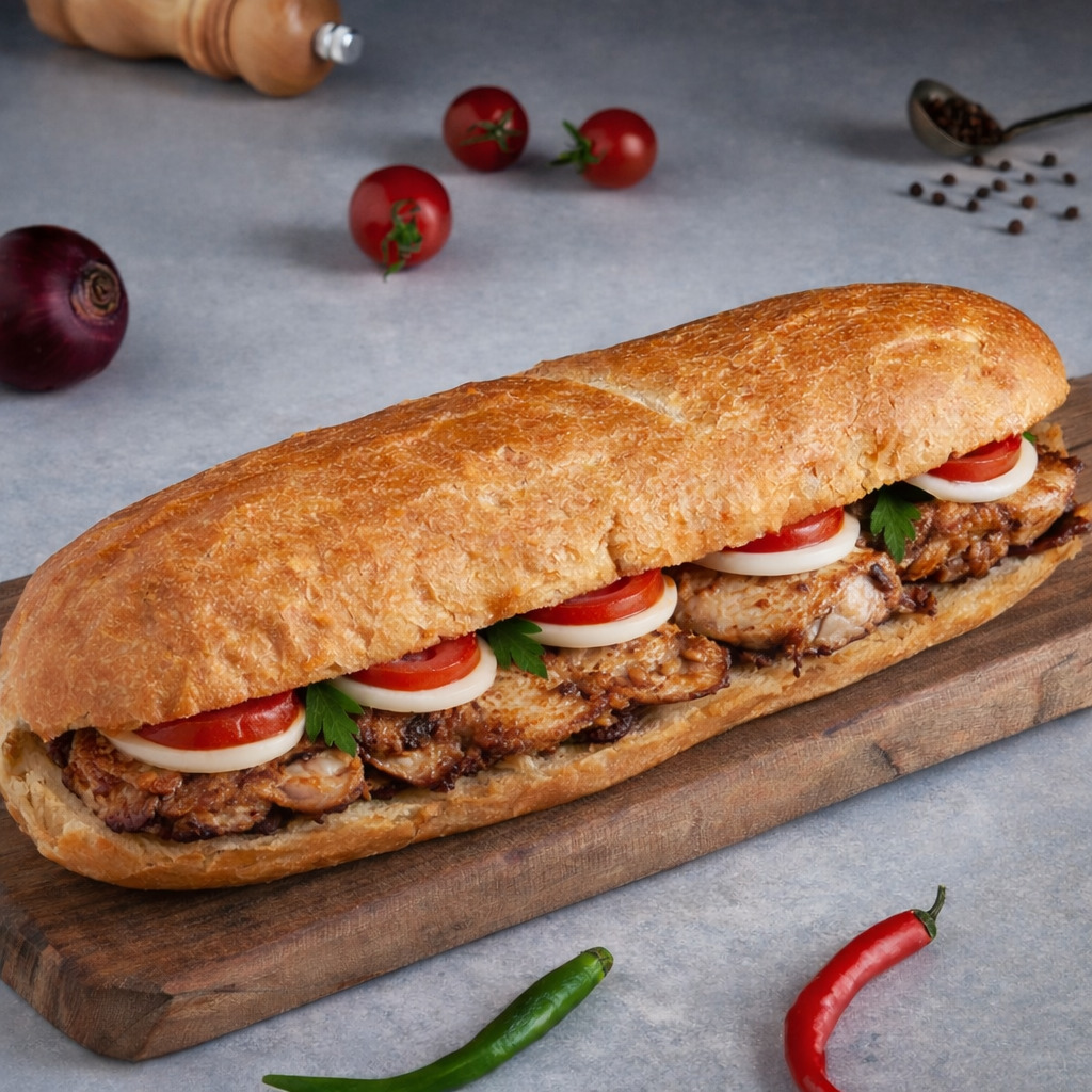 Ekmek Arası Izgara Tavuk