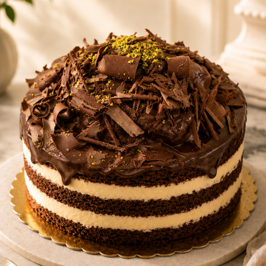 Profiterollü Pasta (6 Kişilik)
