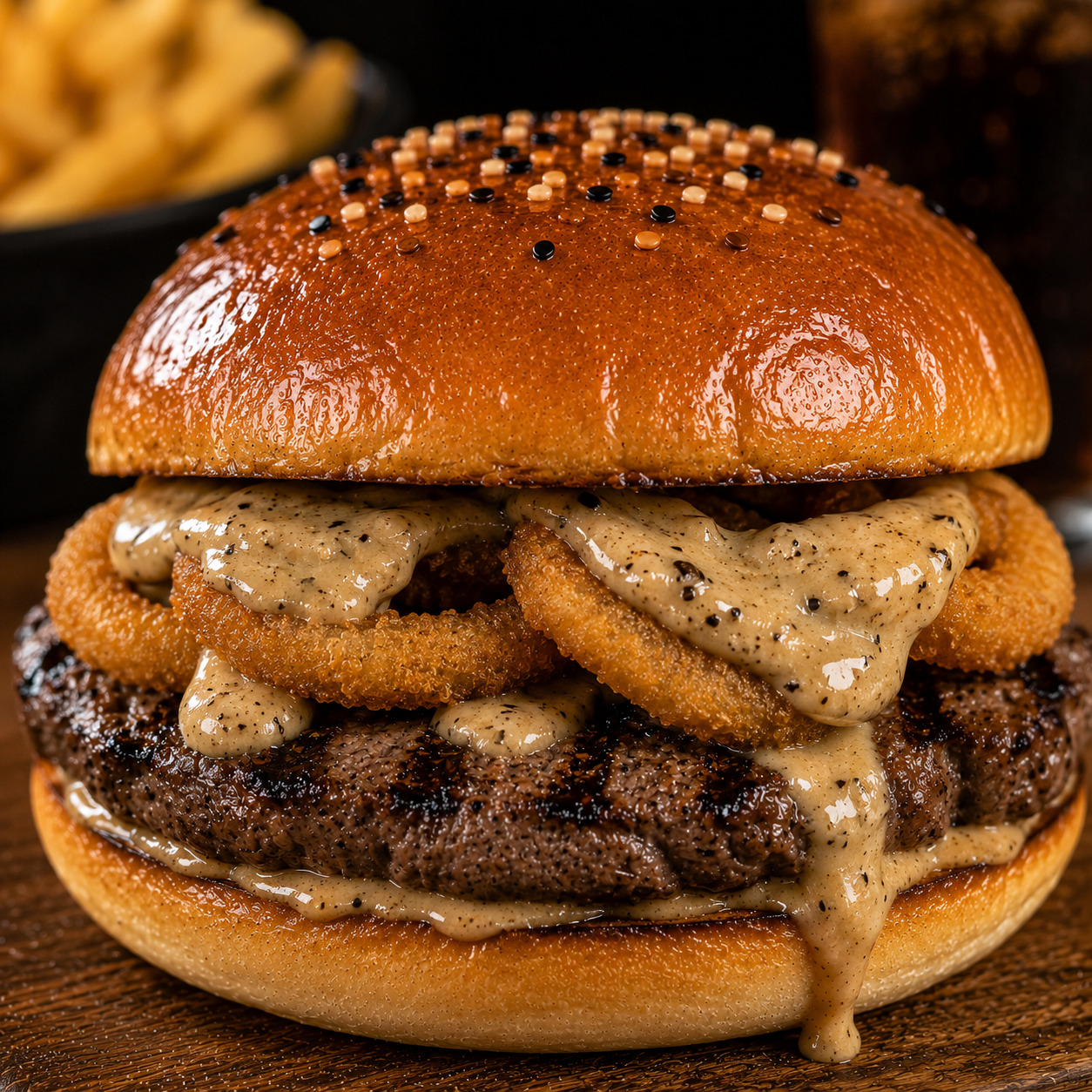Pepper Steak Burger