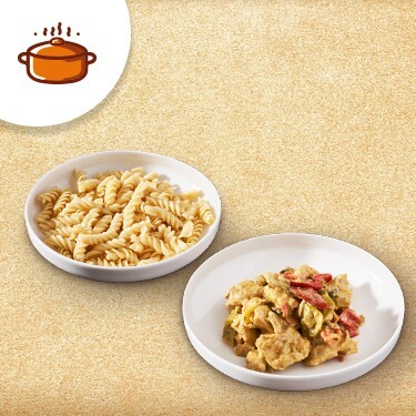 Köri Soslu Tavuk & Fusilli Makarna