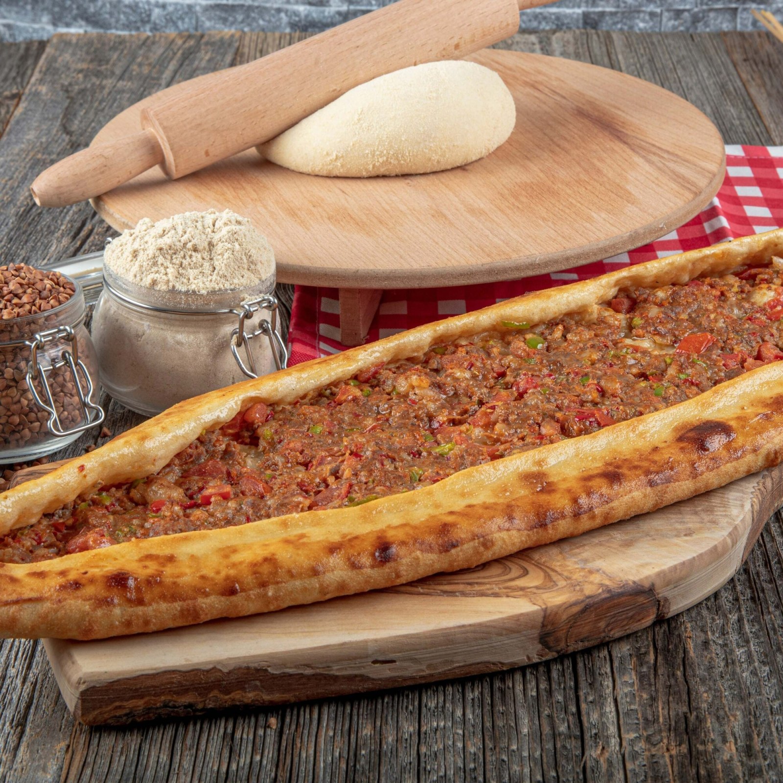 2li Kıymalı Pide Menü