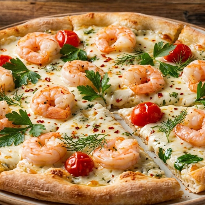 Karidesli Pizza